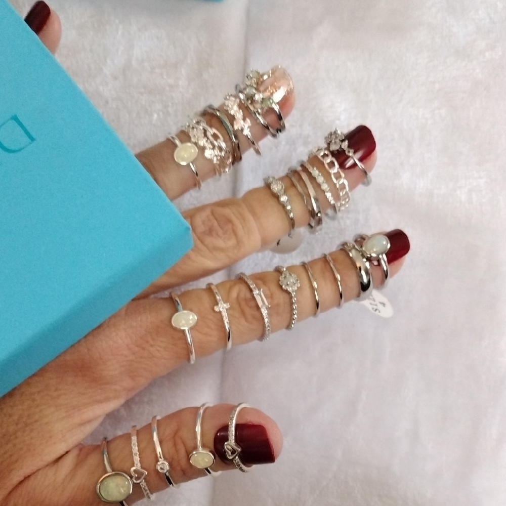 Elegant Silver Knuckle Rings